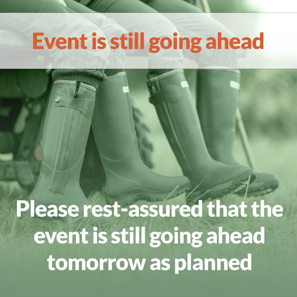 Event is still on