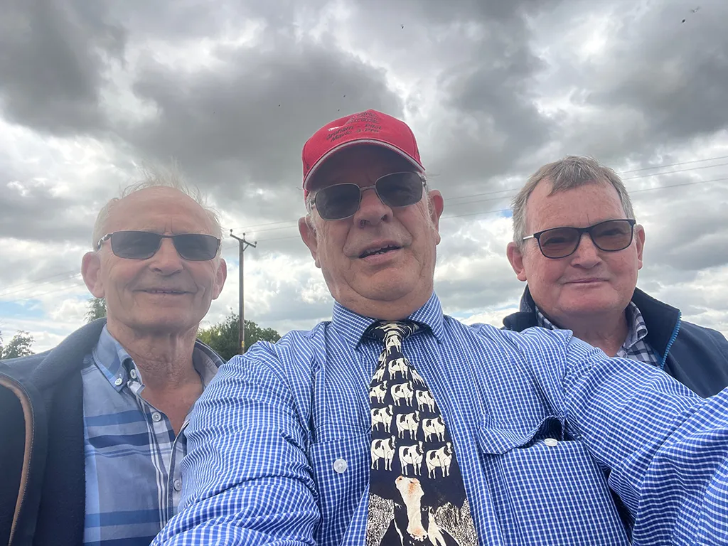 Growing Cereal Judges, Mick Bailey, Graham Knight and Phil Smith
